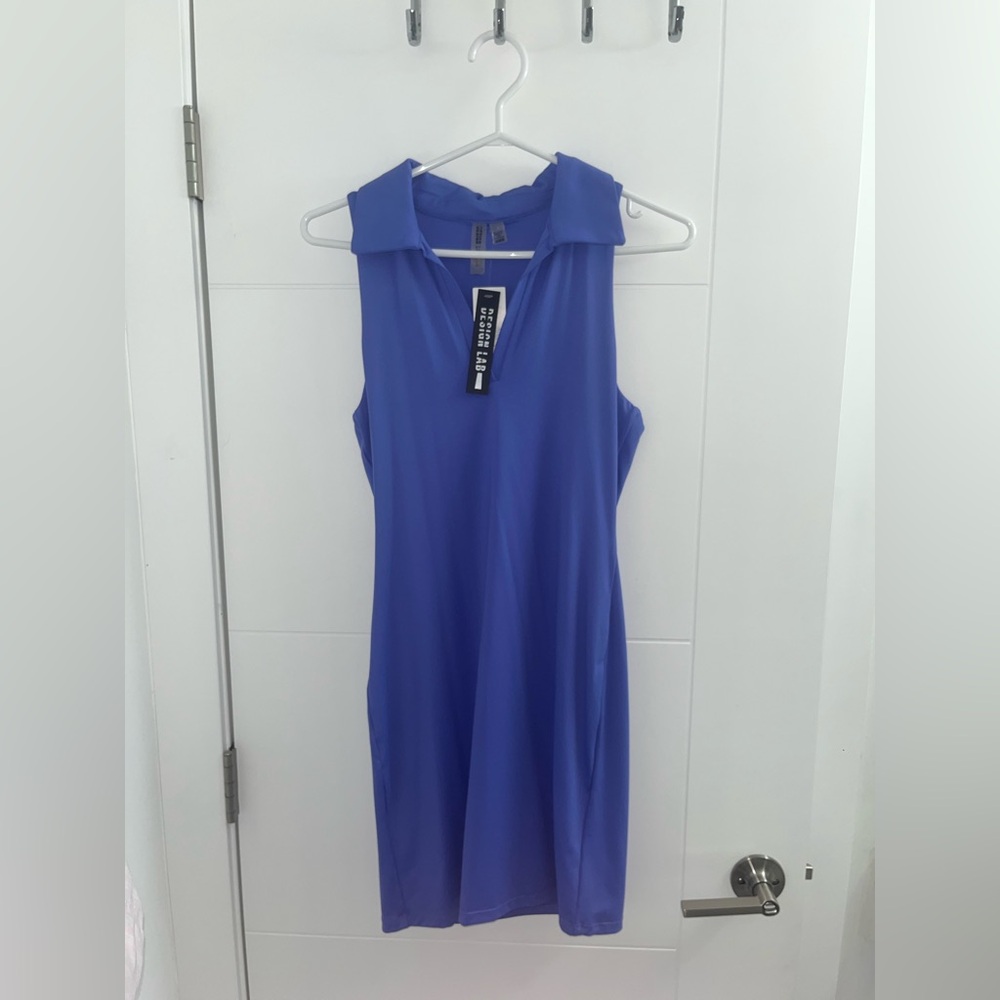 🎾 Design Lab Lord & Taylor Violet Athletic or Tennis Mini Dress 💜